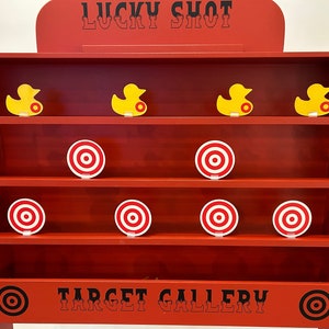 Target Gallery, Duck Shooting Gallery, Target Practice, Lawn Games, Carnival Games, Backyard Game, carnival booth game, Birthday Party Game