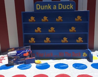 Carnival games, Duck Shooting Gallery, Target Gallery, Lawn Game, carnival booth games