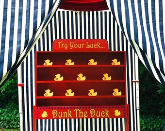 Duck Shooting Gallery, Target Gallery, Dunk a Duck Game, Lawn Game, Carnival Games, Backyard Game, Carnival booth Game, Birthday Party Games