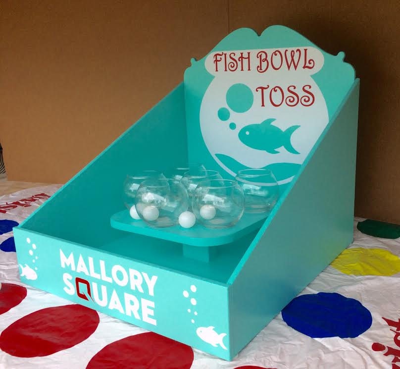 Fish Bowl Toss Carnival Game Target Gallery trade show Lawn Etsy