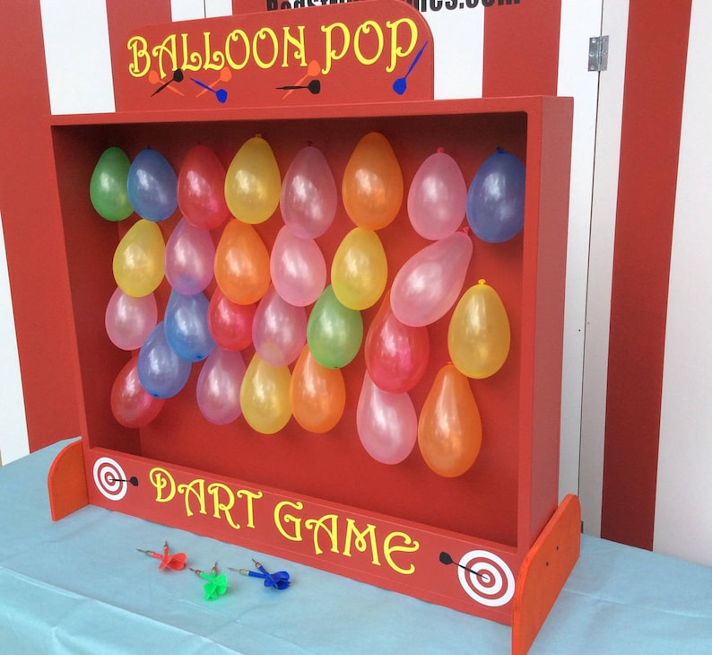 Balloon Dart Game, Target Gallery, dart balloon carnival game, Lawn Game, Carnival Games, Backyard Game, Carnival booth Games, Birthday Game image 2