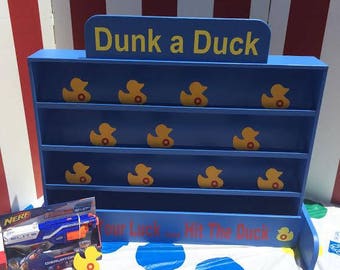 Duck Shooting Gallery, Target Gallery, Dunk a Duck Game, Lawn Game, Carnival Games, Backyard Game, Carnival booth Game, Birthday Party Games