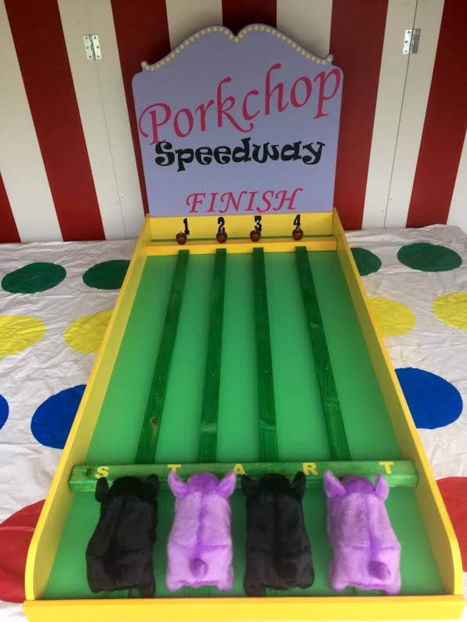 Carnival Games Pig Race Game Lawn Game Backyard Game Etsy Australia