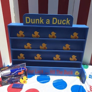 Target Gallery, Duck Shooting Gallery, Dunk a Duck Game, Lawn Games, Carnival Games, Backyard Game, carnival booth game, Birthday Party Game image 3