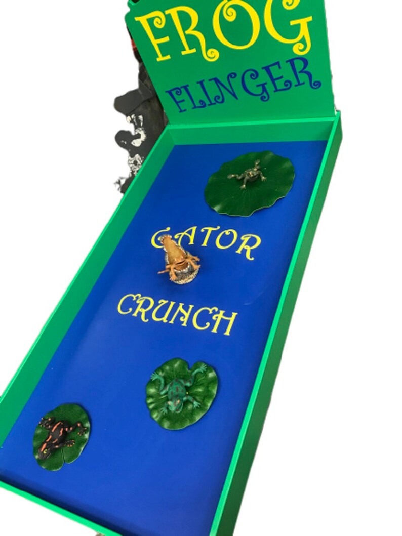 Gator Crunch Frog Flinger Carnival Game | Etsy