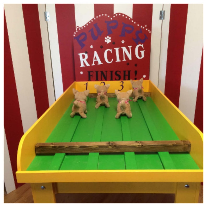 Pig Race Game, Lawn Game, Carnival Games, Backyard Game, Carnival booth Games, Bacon Run Game, Birthday Party Games, carnival theme party image 4