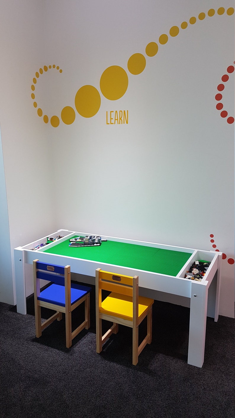 building bricks activity table
