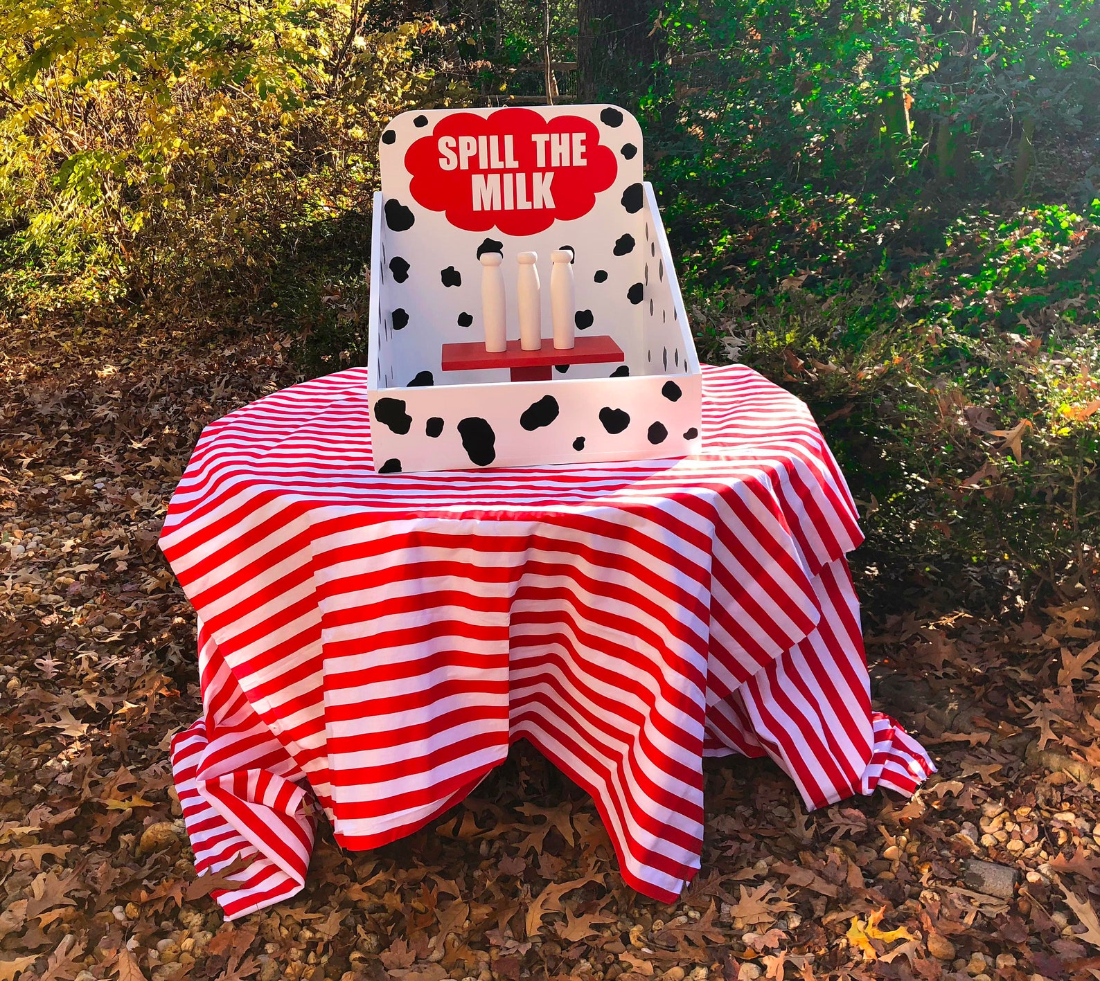 Carnival games Milk bottle toss lawn games outdoor games Etsy