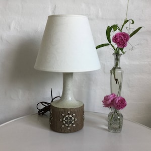Axella midcentury danish design vintage stoneware / ceramic table lamp from AXELLA a danish company...
