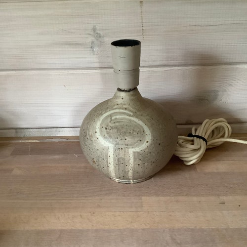 Danish vintage ceramic table lamp base- small size- mid shops century modern
