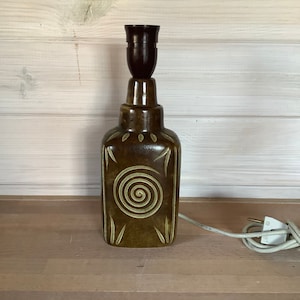 Danish vintage ceramic table lamp base medium size- wonderful decoration- Scandinavia style