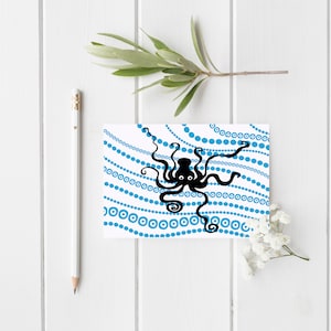 Dotty Octopus Postcard