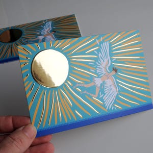 Ikarus Postkarte - Griechische Mythologie Postkarte - Spezielles Finish Postkarte - Sohn von Daedalus - Fall von Ikarus - Griechisches Mythologie Geschenk