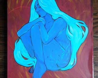 Blue: Original Acrylic Painting
