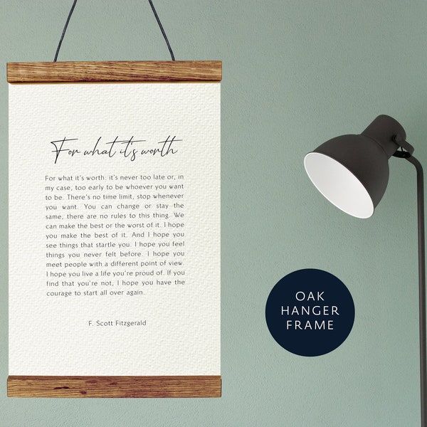F Scott Fitzgerald Quote Etsy