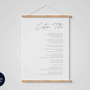 Custom Text Print Framed Sign Wall Art Poster Hanger Personalised Gifts Printable Calligraphy Print Song Lyrics Printed Christmas Gift
