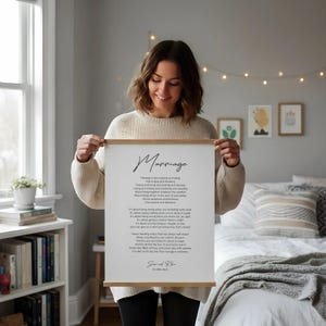 Custom Wedding Vows Print | Personalized Wedding Promise Wall Art | Anniversary Gift | First Paper Anniversary