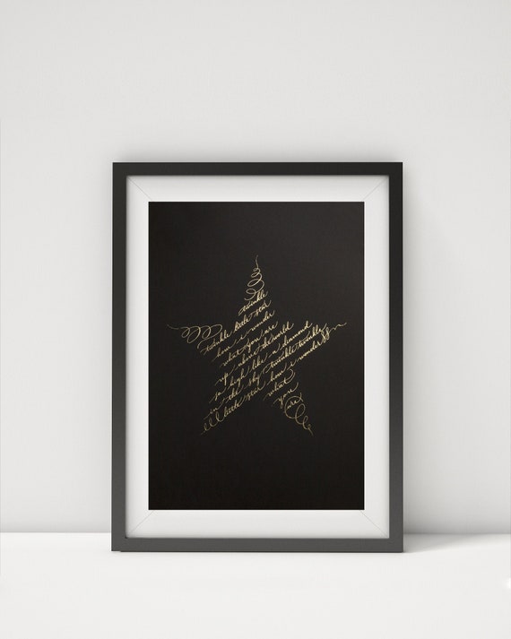 Twinkle Twinkle Little Star Nursery Print New Baby Gift | Etsy