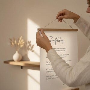 Seamus Heaney 'Scaffolding' gedichtprint - ingelijste literaire kunst afbeelding 10