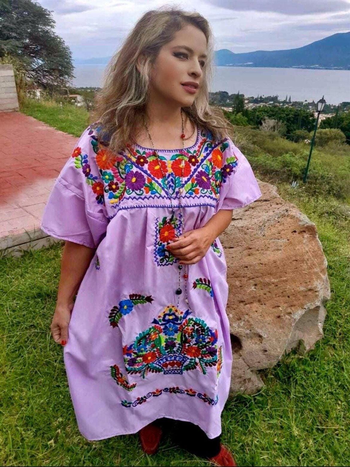 folk embroidered dress The Flower Queen