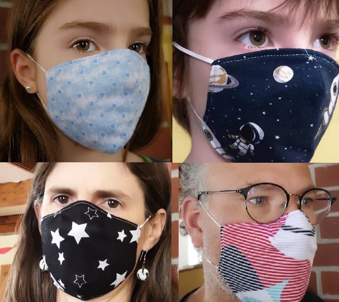 Reusable Cloth Mask Children or Adults Sizes Made in Quebec Etsy Denmark