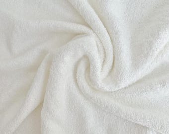 Tela de rizo de bambú de 300 g/m² de una sola cara (tela de bucle para bebé) - impuestos incluidos en Canadá