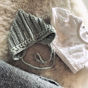 Baby pixi hat CROCHET PATTERN crochet pattern digital PDF download, 1 pattern in German