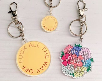 key ring with name