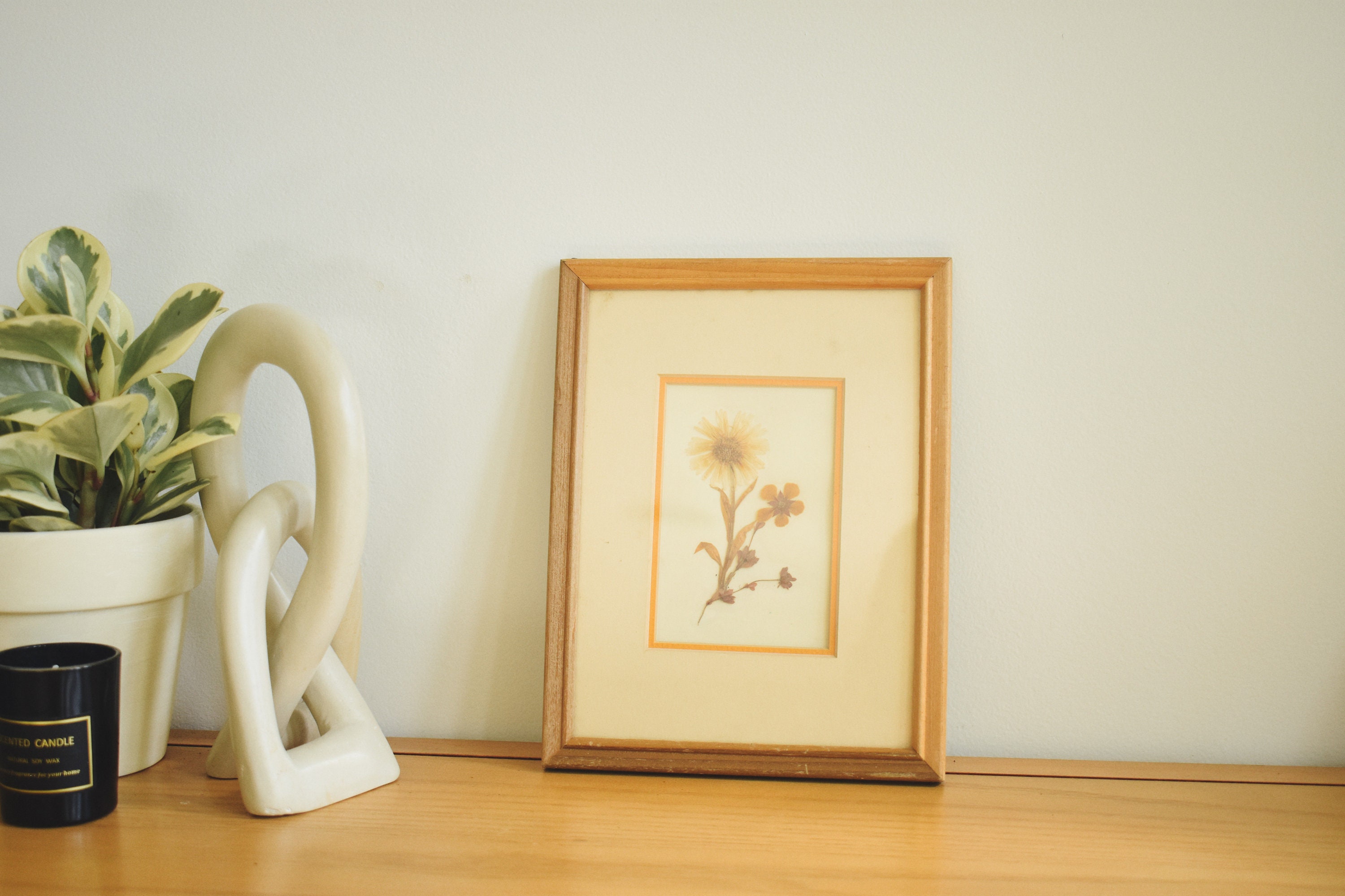 Vintage Pressed Flower Print