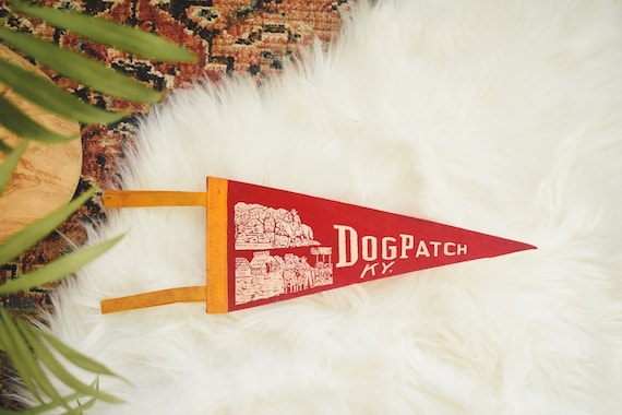 Vintage Pennant from Dog Patch Souvenir Shop in Kentucky