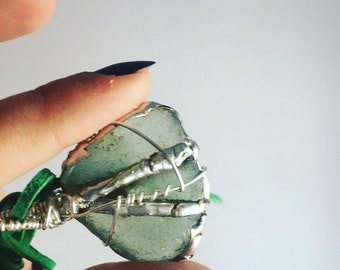 Soldered Sea Glass Pendant