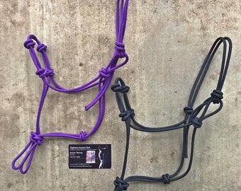 THIN rope halters, Mini halter, Trail halter