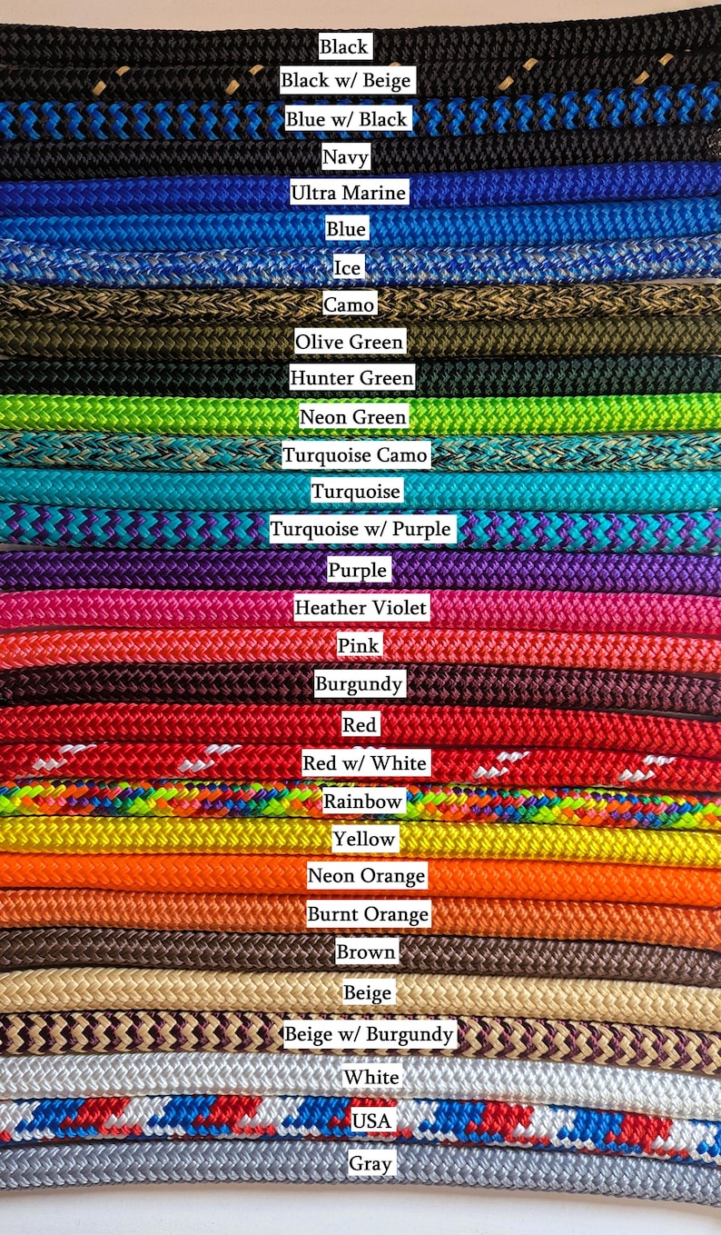 Custom Yacht Lead Ropes w/ Bull Snap image 10