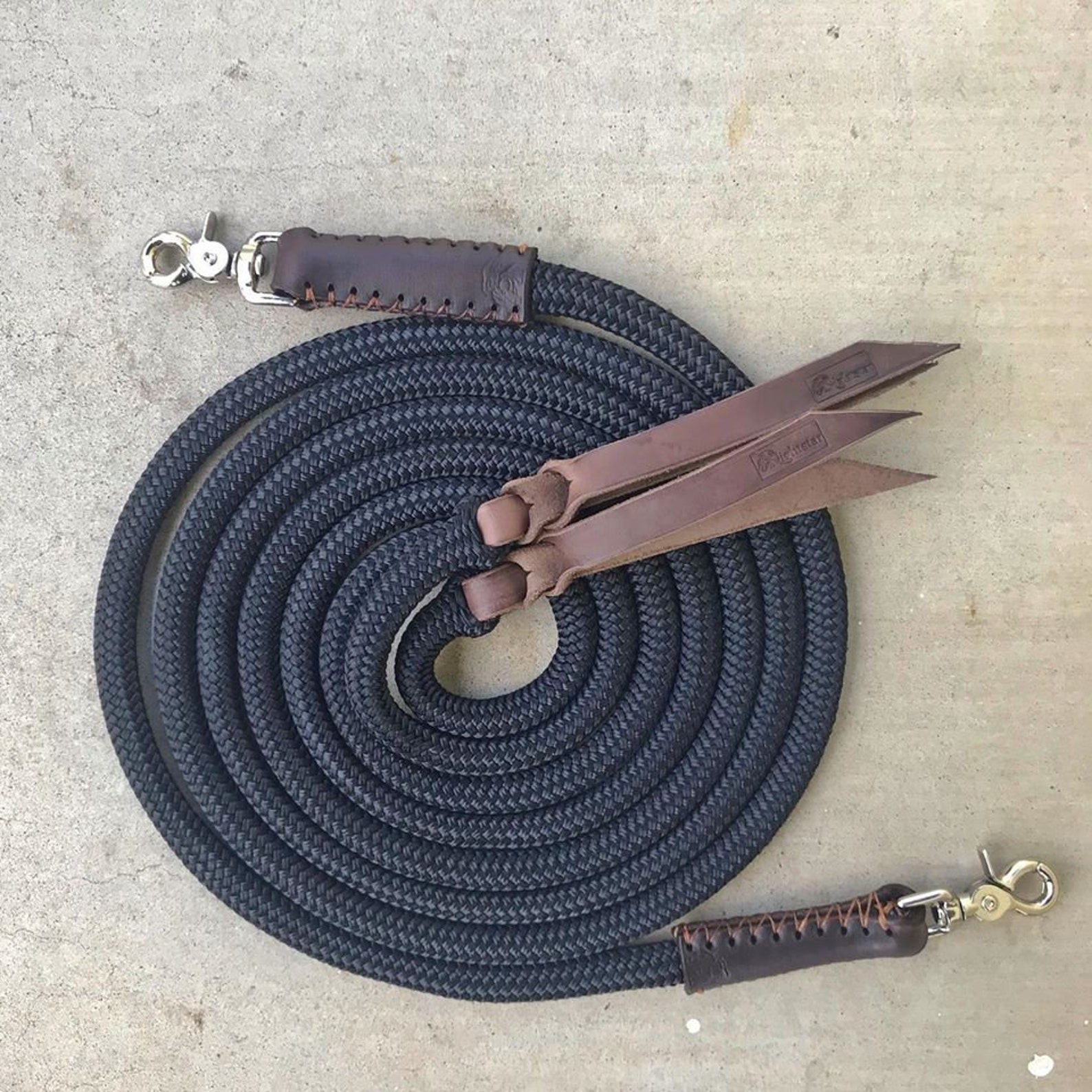 Custom 7' Yacht Rope Split Reins - Etsy