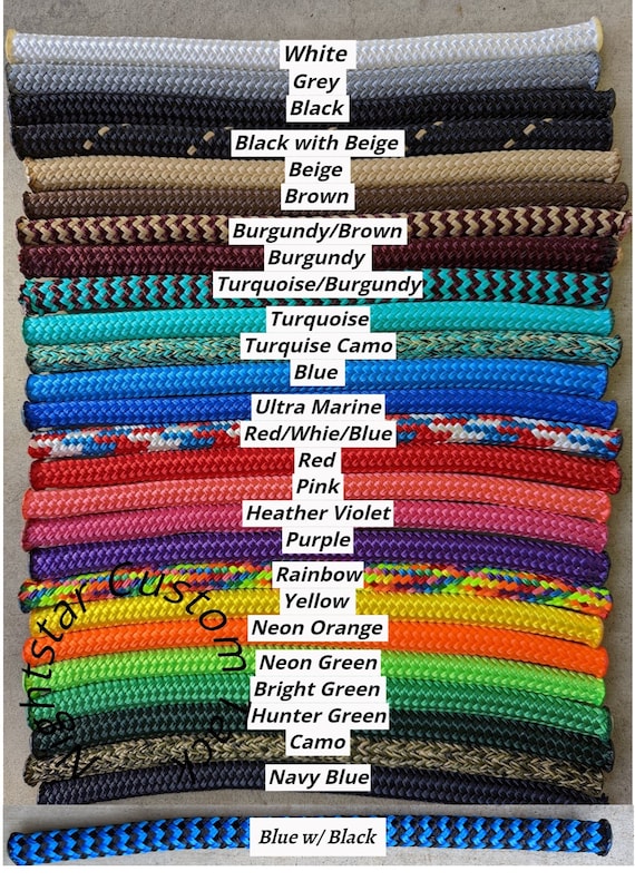 Custom Yacht Lead Ropes With Twist Snap Parelli Snap Etsy