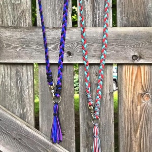 Custom Paracord Neck Rope: Bridleless Riding Rein