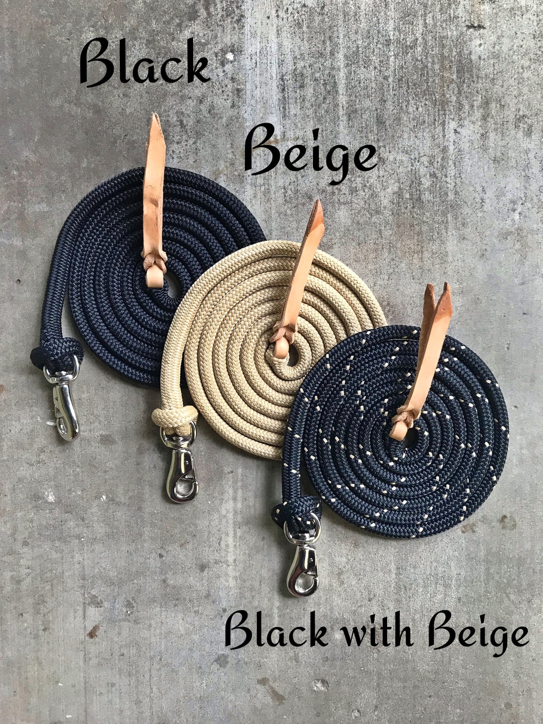 Custom Yacht Lead Ropes W/ Bull Snap - Etsy