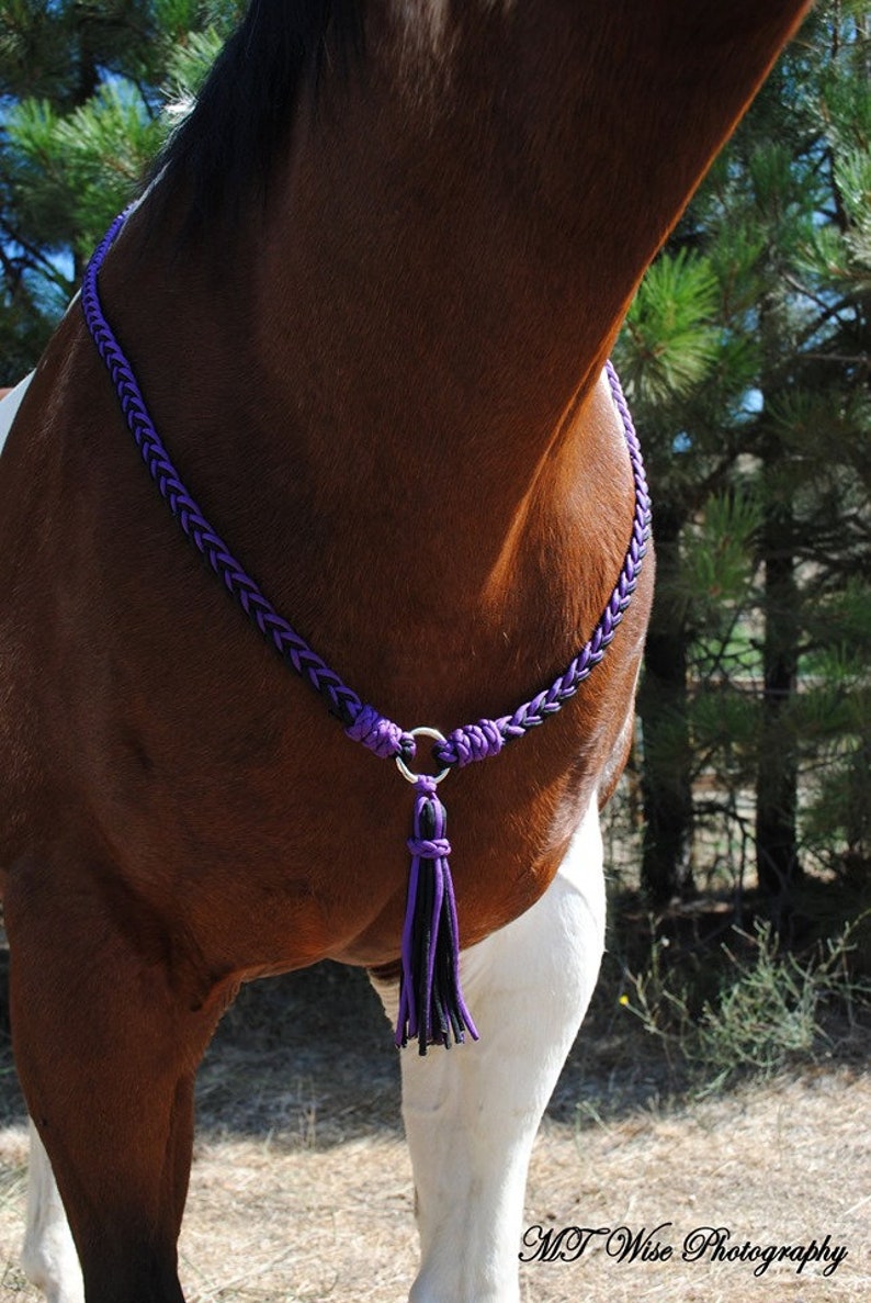 Neck Rope Bridle Less Riding Rein Balance Rein Liberty Neck Etsy