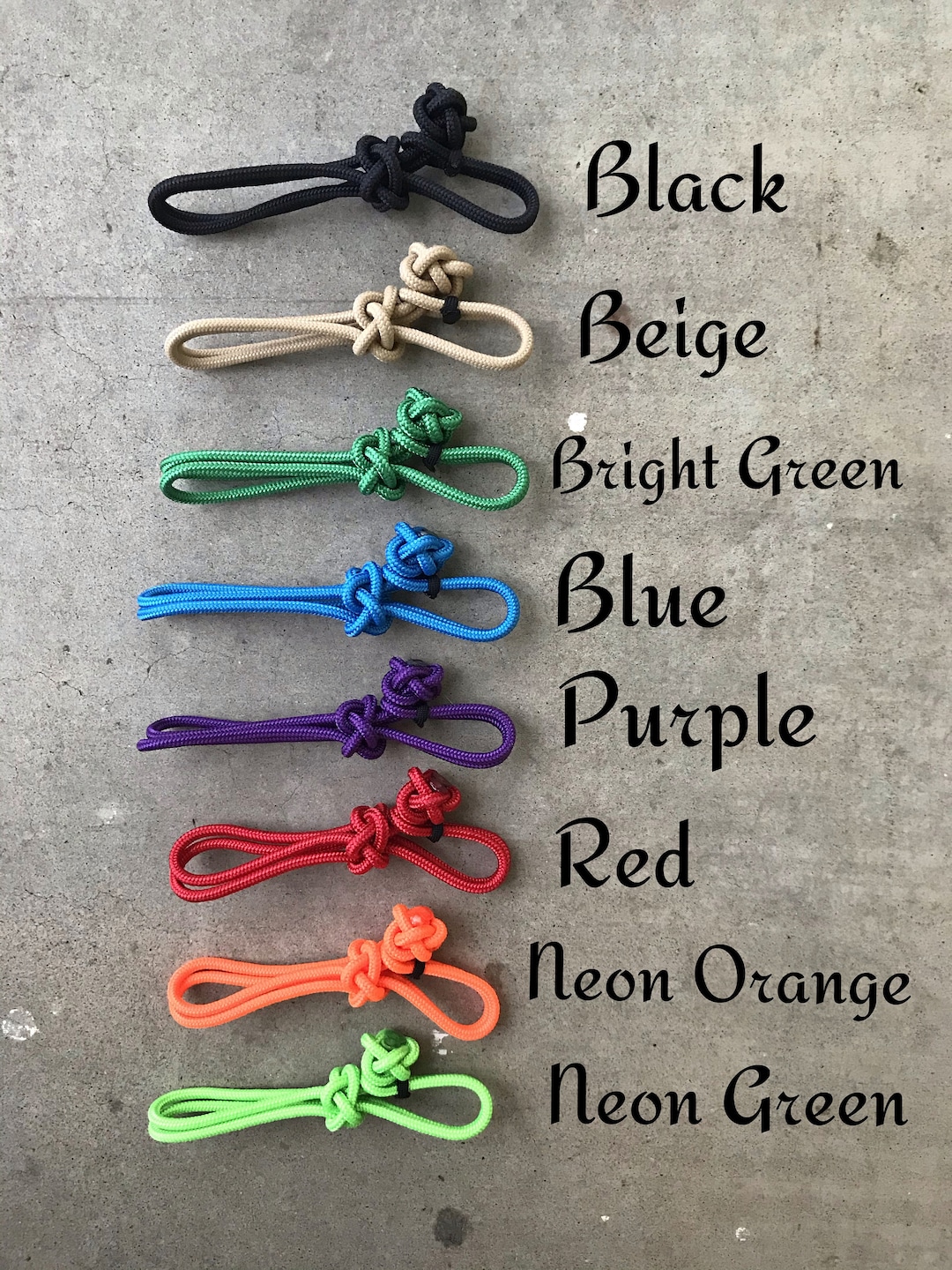 Custom Rope Clips Rope Clips, Hardwareless Tack, Rope Attachment - Etsy