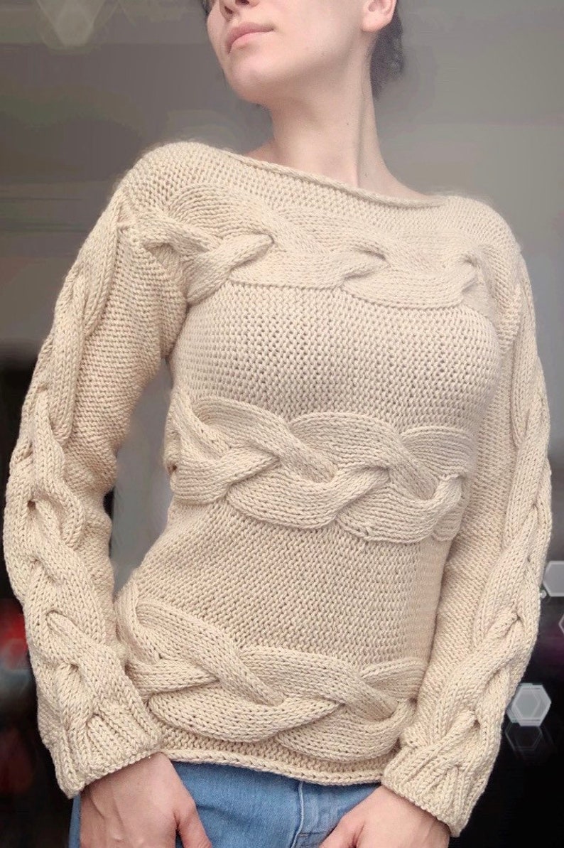 chunky oversized sweater