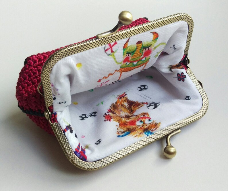 Crochet pattern coin purse INSTANT DOWNLOAD kiss lock clasp Etsy