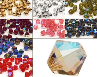 40X Preciosa Böhmische Kristallperlen 4mm Doppelkegel Tschechische Perlen Glasschliffperlen Glasperlen Druckperlen Farbauswahl Aquamarine AB 40X Preciosa Böhmische Kristallperlen 4mm Doppelkegel Tschechische Perlen Glasschliffperlen Glasperlen Druckperlen Farbauswahl Aquamarine AB