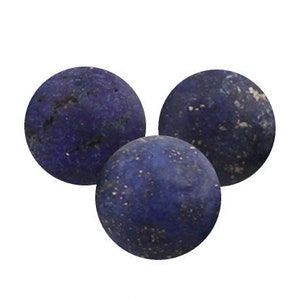 Natürliche Streifen Achat Perlen Kugel Matte Blau 6mm Edelsteine Natur BEST G127 