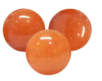 Cuentas de piedras preciosas de aventurina roja, bola de 4/6/8 mm, piedra preciosa natural para pulsera, collar, Scumuck