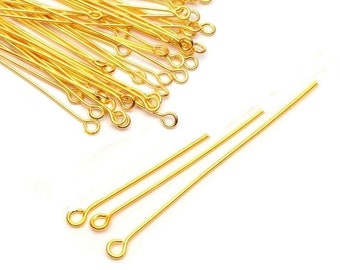 Set di 300 pezzi di spilli per occhielli 3 cm 4 cm 5 cm perni con testa mix oro perni perla perni prisma argento perni rivetti