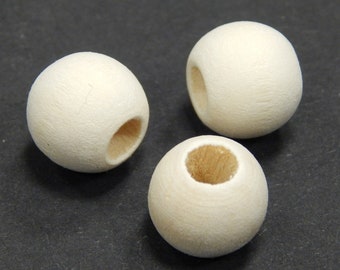Holzperlen grün Basteln Perle Fädeln 15mm 12mm 10mm 8mm 6mm 4mm Speichelfest