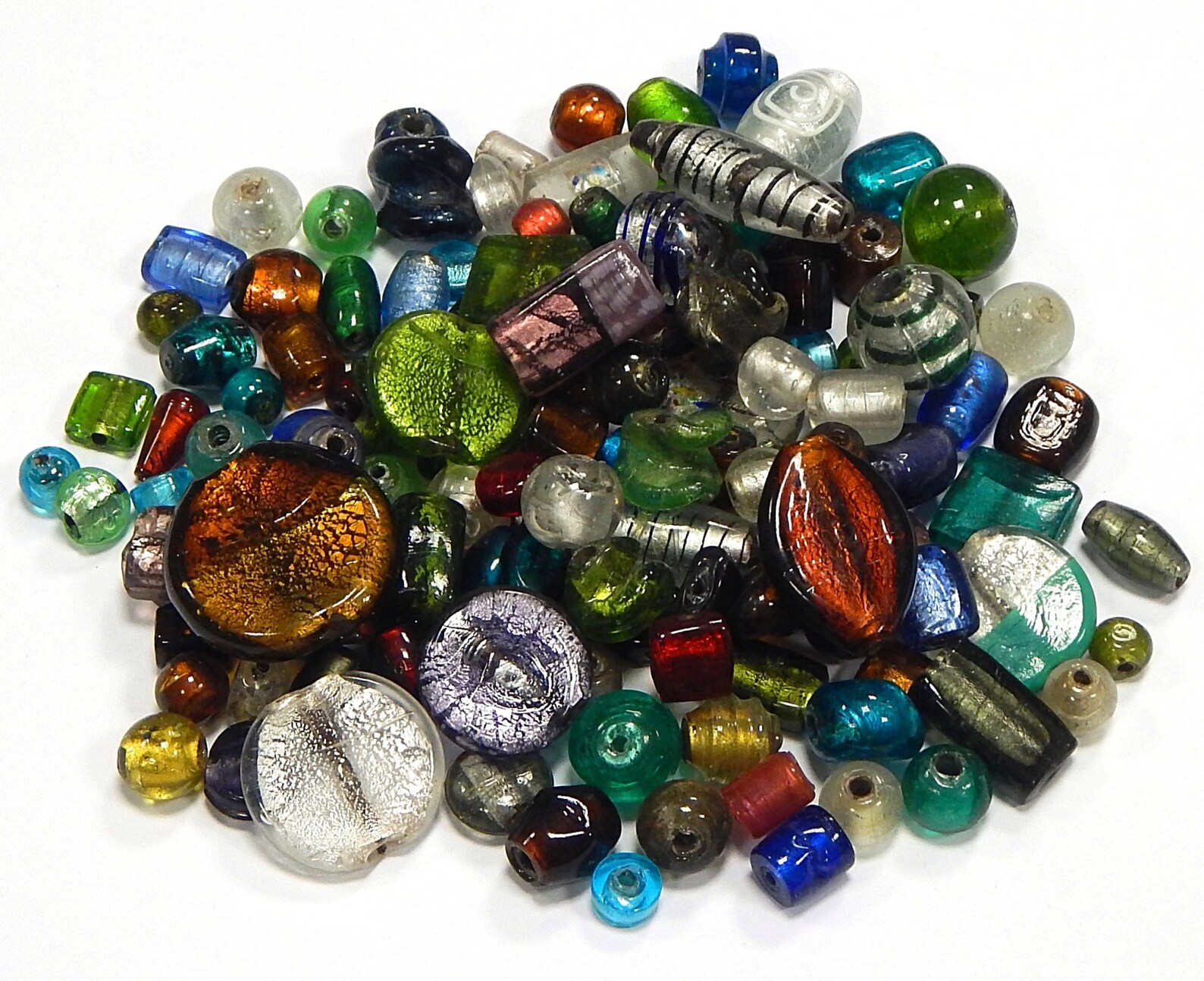 Indian Glass Beads Mixshape 6mm 24mm Colorful Lampwork 500g Etsy