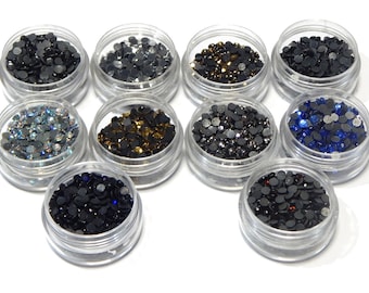 Pack of 2400 hotfix rhinestones 5 mm SS20 AAA quality for iron-on 10 colors with sorting box glitter stones rhinestone glass rhinestone beads