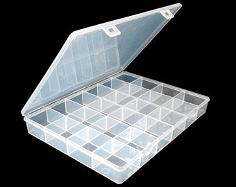 24 compartments storage box plastic storage box 25 cm sorting box material box organizer beads setting box assortment box bead box