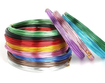 Golden and Silver- Aluminum Wires, Bendable Metal Craft Wire for Making  Jewelry DIY Crafts (0.3 mm Thickness)